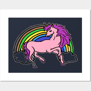 UNICORN STYLE APARELLS Posters and Art